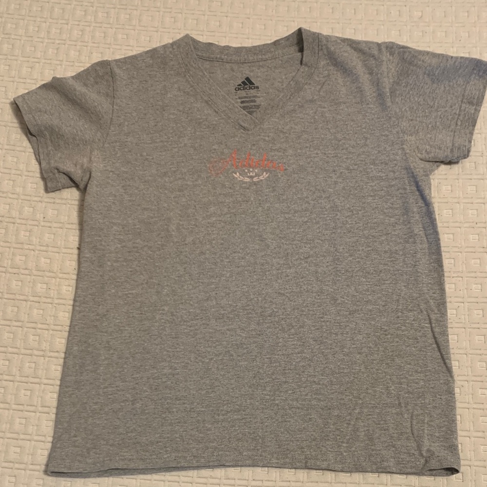 Adidas Women’s Heather Gray Tee